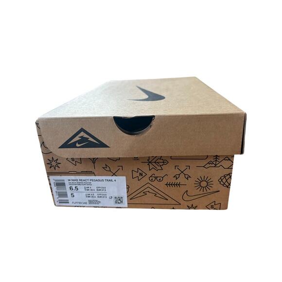 Nike React Pegasus Trail 4 'Sail Blue Whisper' (W) New in box size 6.5 - Picture 3 of 10